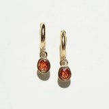 hoop earrings sapphire gold Brooklyn New York