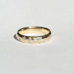 Mens 14k Yellow Gold Diamond Wedding Band Macha Studio Brooklyn New York