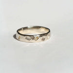 Mens Gold Diamond Wedding Band Macha Studio Brooklyn New York
