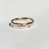 Mens Gold Diamond Wedding Band Macha Studio Brooklyn New York