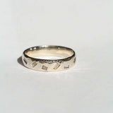 Mens Gold Diamond Wedding Band Macha Studio Brooklyn New York
