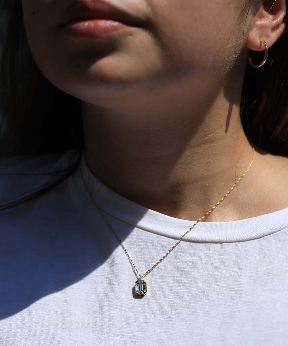 diamond 14k yellow gold necklace Brooklyn New York 11222