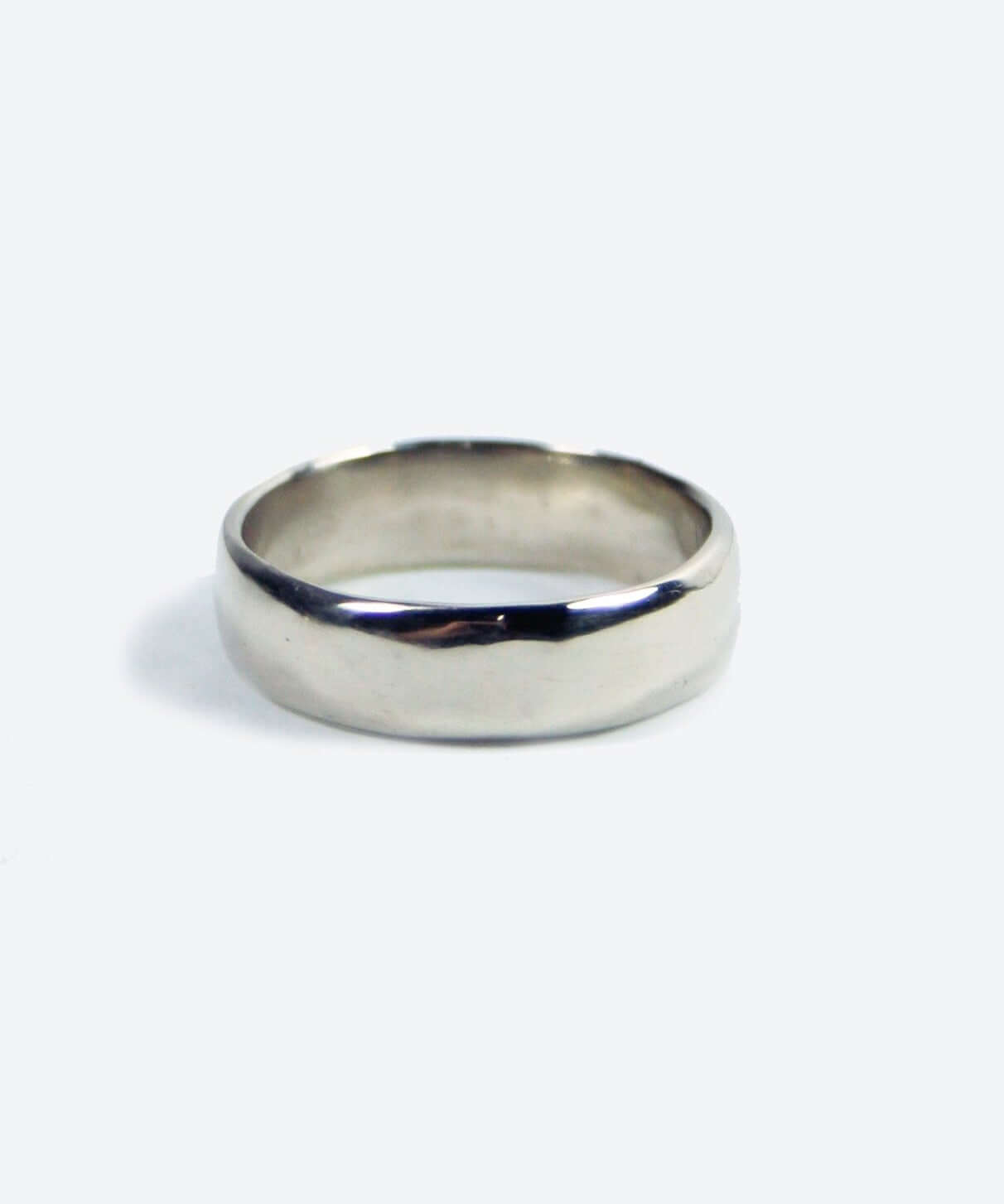 white gold classic wedding band macha studio brooklyn new york