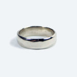 white gold classic wedding band macha studio brooklyn new york