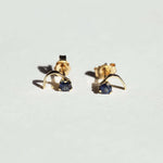 blue Sapphire earrings yellow gold Brooklyn New York 