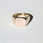 unisex gold signet ring Macha Studio Brooklyn new york