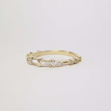 white Diamond wedding ring Macha Studio Brooklyn New York