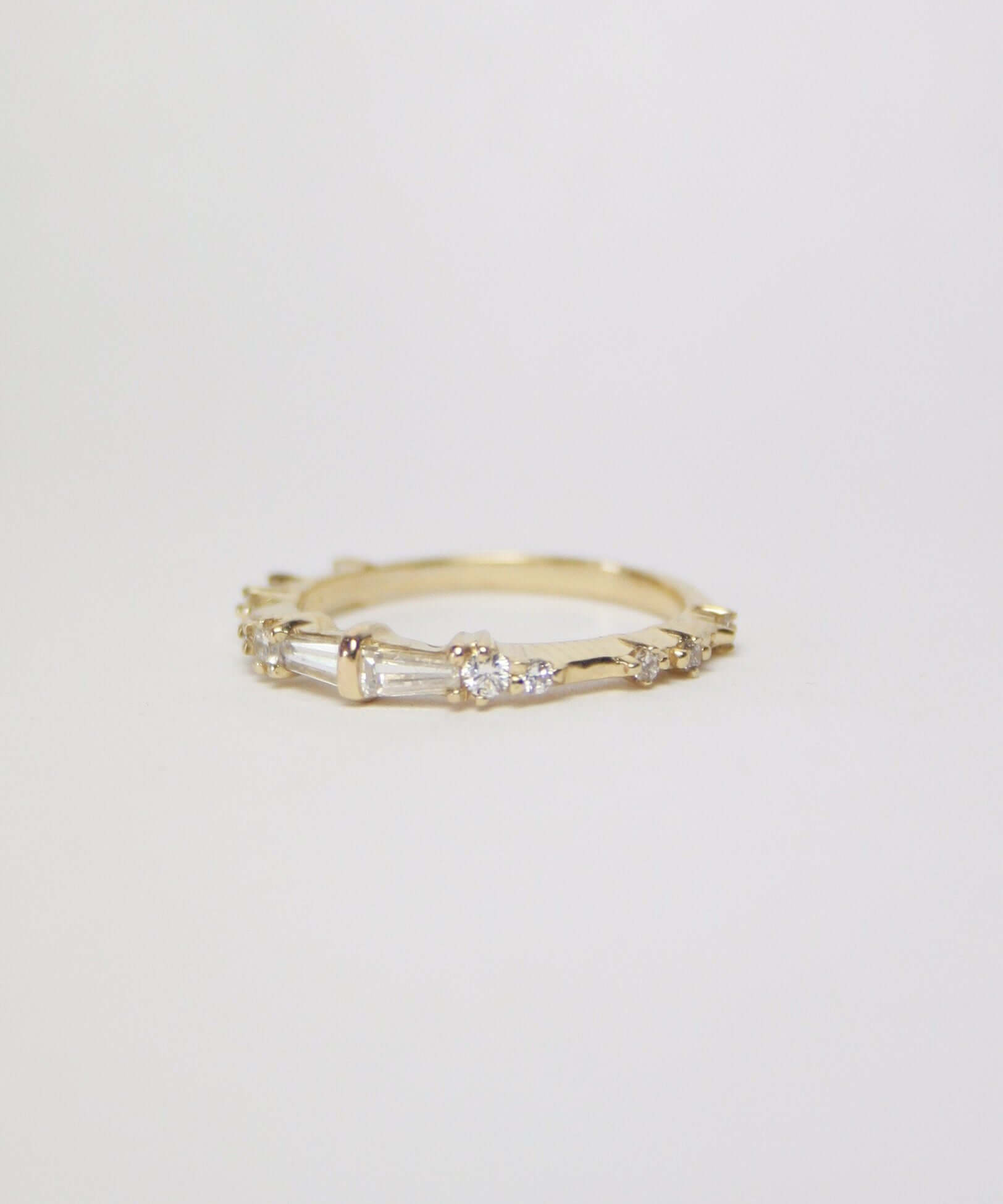 white Diamond wedding ring Macha Studio Brooklyn New York