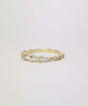 white Diamond wedding ring Macha Studio Brooklyn New York