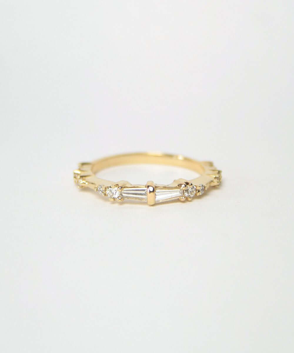 white Diamond wedding ring Macha Studio Brooklyn New York