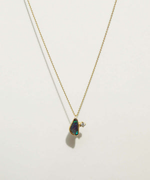 opal 14k yellow gold necklace Brooklyn New York 11222