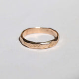 Mens Rose Gold Wedding Band Macha Studio Brookyn New York
