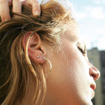 14k yellow gold earrings Brooklyn New York 11222