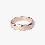Ragged Wedding Band in Rose Gold 6 - 8mm