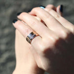 14k Rose Gold Diamond Band Macha Studio Brooklyn New York