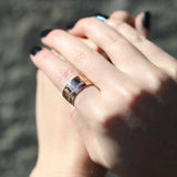 14k Rose Gold Diamond Band Macha Studio Brooklyn New York