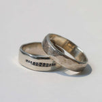 Unisex handmade Wedding Band with Diamonds, Macha Studio, Brooklyn NYC
