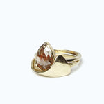 Sculptural Billow wedding Ring Gold, Ring, Macha Studio, Brooklyn NYC