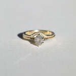Curved Diamond Engagement/Wedding Band, Macha Studio, Brooklyn NYC