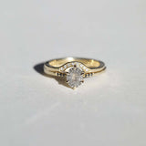 Curved Diamond Engagement/Wedding Band, Macha Studio, Brooklyn NYC