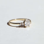 oval diamond ring gold engagement wedding macha studio brooklyn NYC