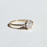 oval diamond ring gold engagement wedding macha studio brooklyn NYC