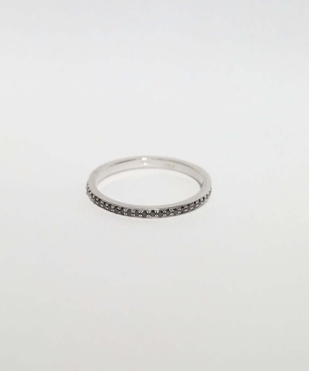 Tara Diamond Band white Gold, Engagement/ Wedding, Macha Studio, Brooklyn NYC