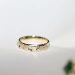 Mens Gold Diamond Wedding Band Macha Studio Brooklyn New York