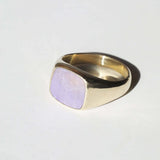 Turkish Jade Signet Ring
