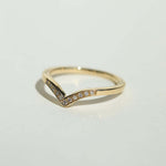 v-ring diamonds gold jewelry Brooklyn New York
