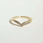  v-ring diamonds gold jewelry  Brooklyn New York 