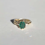 Curved Diamond Engagement/Wedding Band gold, Macha Studio, Brooklyn NYC