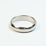 white gold classic wedding band macha studio brooklyn new york