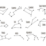 Libra black diamond constellation signet ring 14k yellow gold handcrafted macha studio brooklyn new york