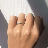 unisex white gold freeform molten Ring Gold Engagement/Wedding Macha Studio, Brooklyn NYC