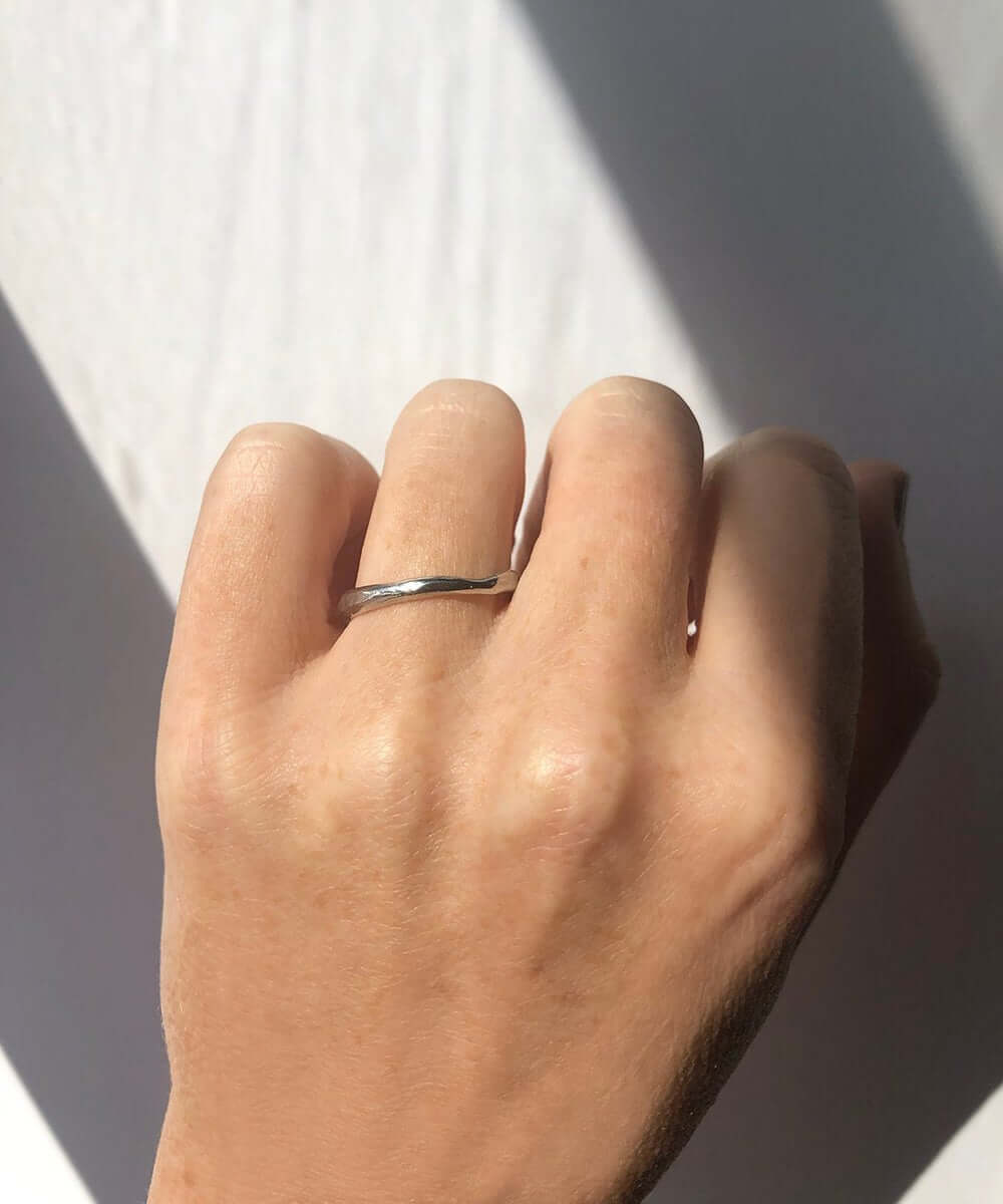 Unisex wedding ring by Macha Studio Brooklyn NY
