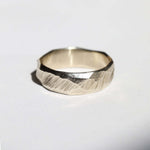Mens White Gold Wedding Band Macha Studio Brooklyn New York