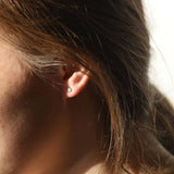 14k yellow gold earrings Brooklyn New York 11222