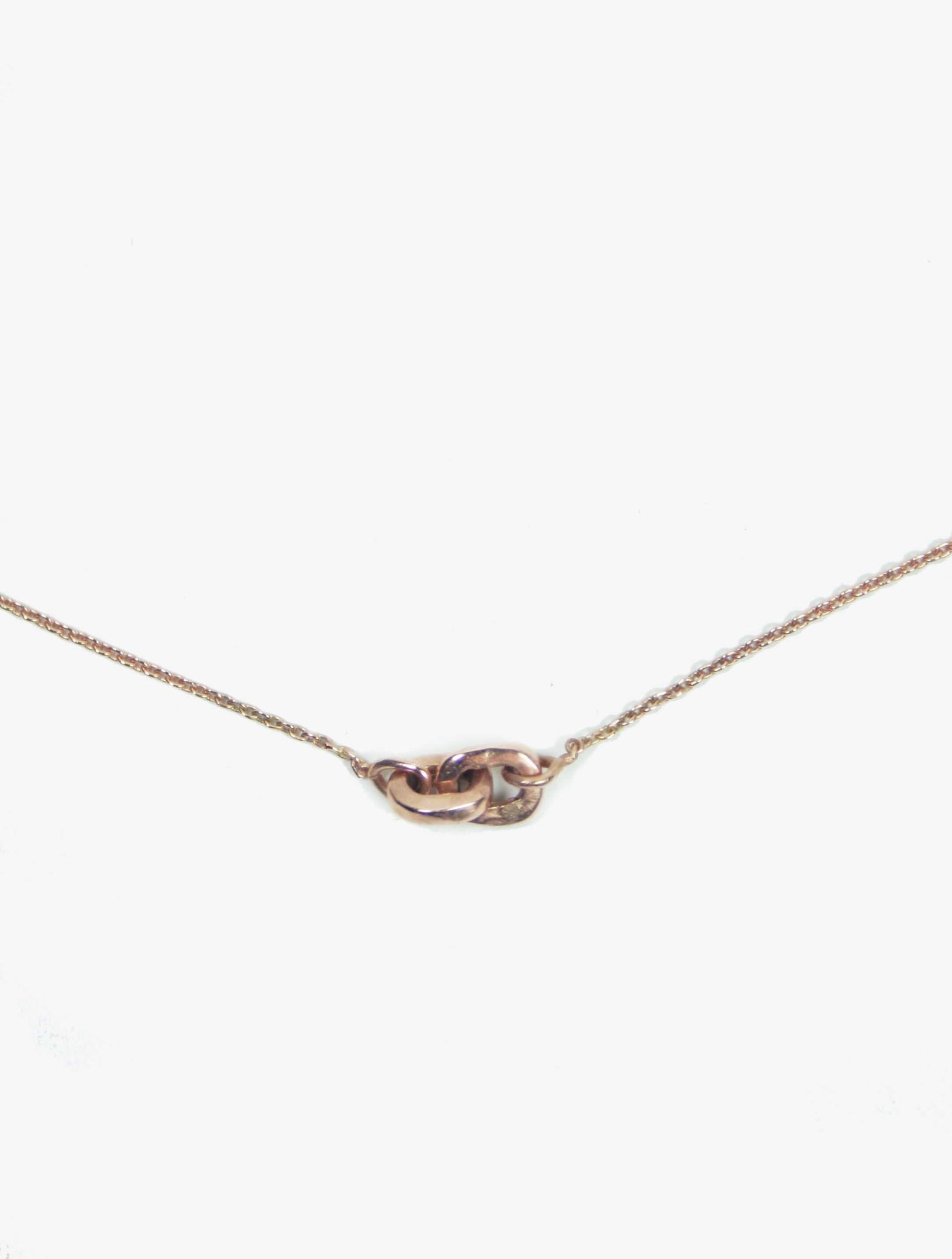 Chain Link Necklace 14k Rose Gold, Necklace, Macha Studio, Brooklyn NYC