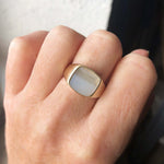 mens signet rings silver gold custom brooklyn Macha studio nyc
