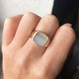 mens signet rings silver gold custom brooklyn Macha studio nyc